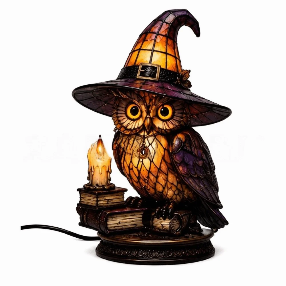 Gothic Halloween Acrylic Lamp – 13 Spooky Designs