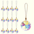 Iridescent Crystal Christmas Ornaments – 12 Pack - view 6 - LOWZY