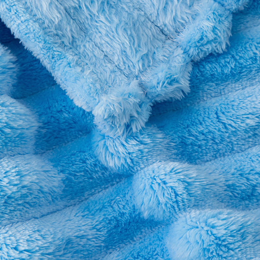 Ultra-Soft Striped Flannel Throw Blanket – 3 Sizes – MT277 / 100x70cm
