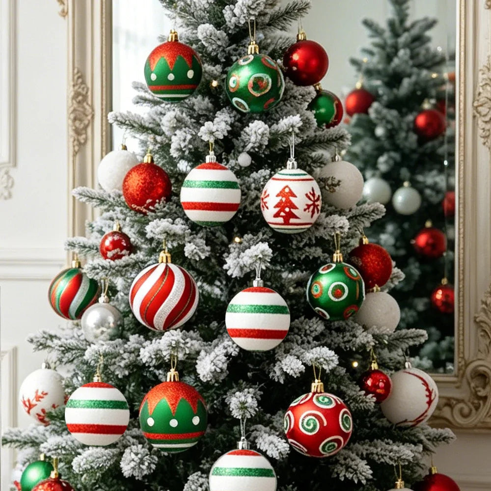 Traditional Christmas Baubles – 6 Piece Gift Set - view 2 - LOWZY