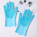 Silicone Pet Bathing & Grooming Gloves