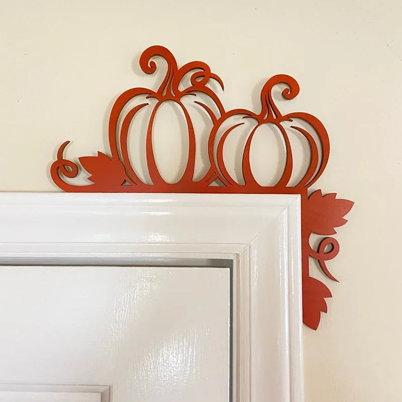 Wooden Halloween Door Corner Decoration – Ghost, Bat & Spider