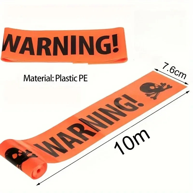 10m Halloween Warning Tape – Zombie & Danger Cordon