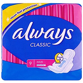 Always Classic Maxi Sanitary Towels With Wings