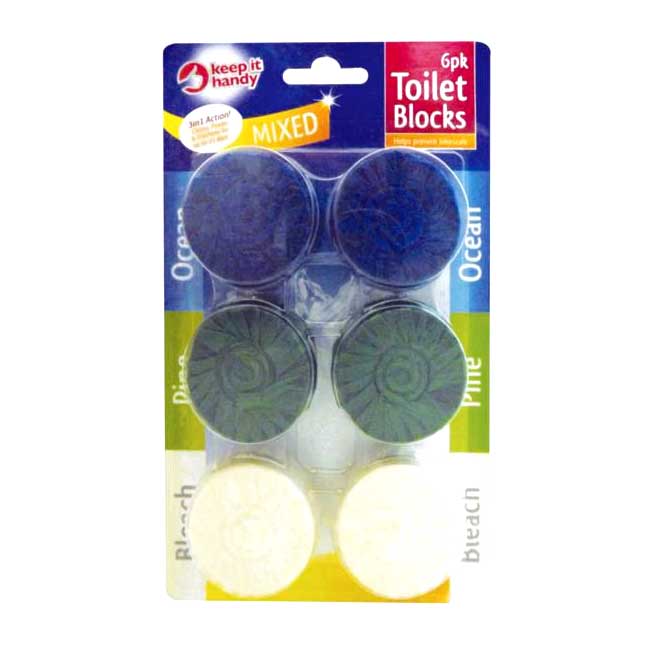 Keep it Handy Toilet Blocks Assorted 6 Pack