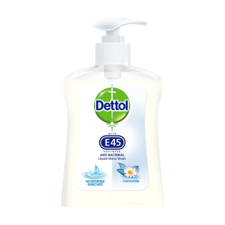 Dettol Antibacterial Hand Wash Camomile with E45 250ml