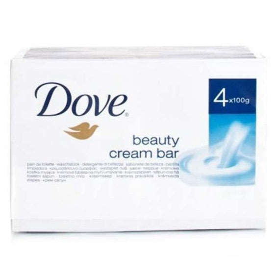 Dove Soap Original Beauty Cream Bar 4 x 100g Quad Pack