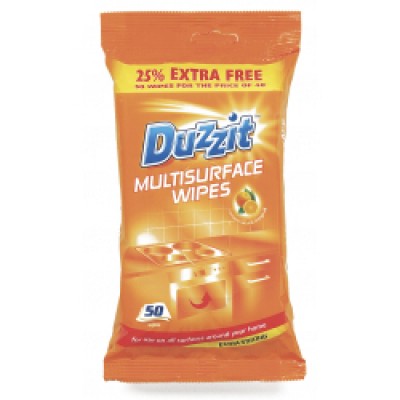 Duzzit Multisurface Wipes 50 Pack