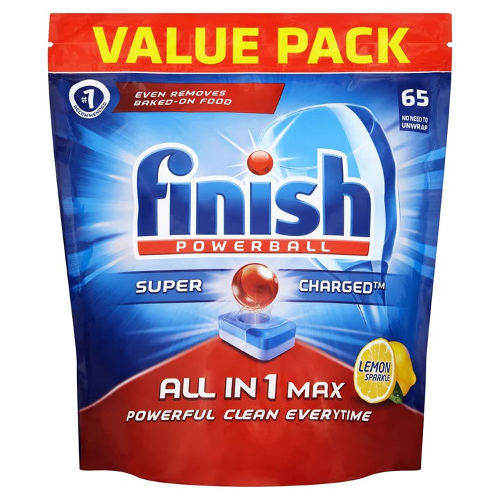Finish All In 1 Max Tablets Lemon 65 Tablets