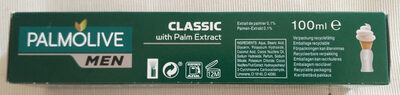 Palmolive Men Shave Cream Classic with Palm Extract 100ml