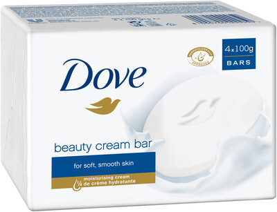 Dove Soap Original Beauty Cream Bar 4 x 100g Quad Pack