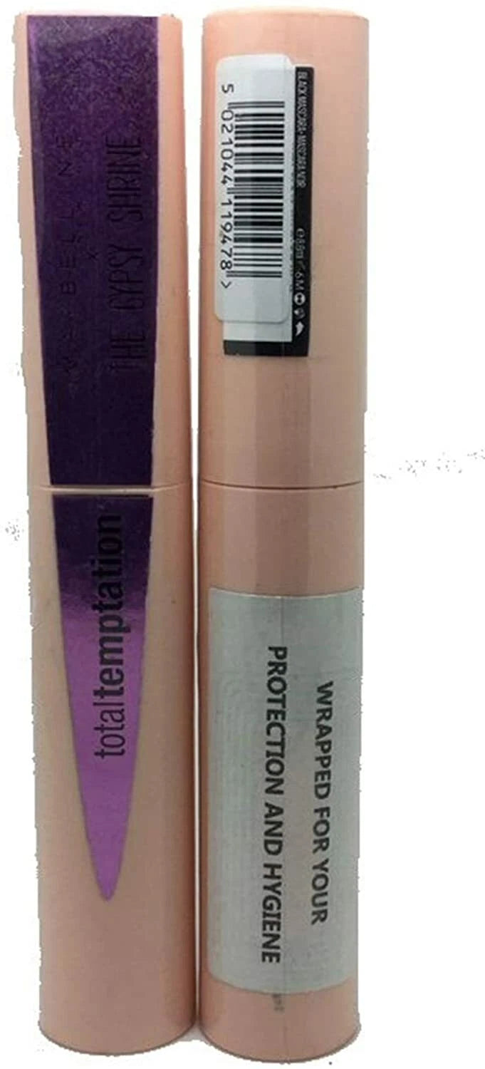 Maybelline X The Gypsy Shrine Total Temptation Waterproof Black Mascara - PURPLE CASE