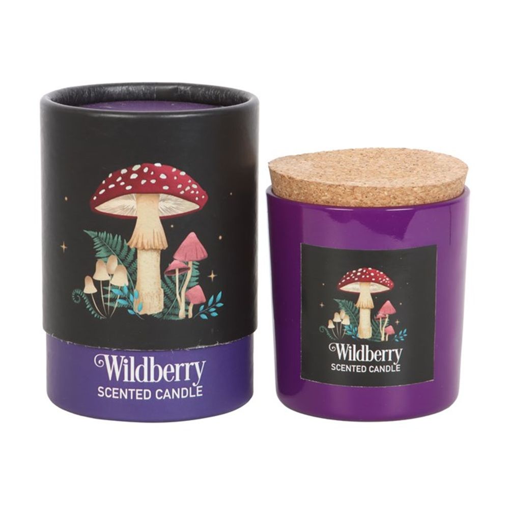 Forest Mushroom Wildberry Candle autumn home decor